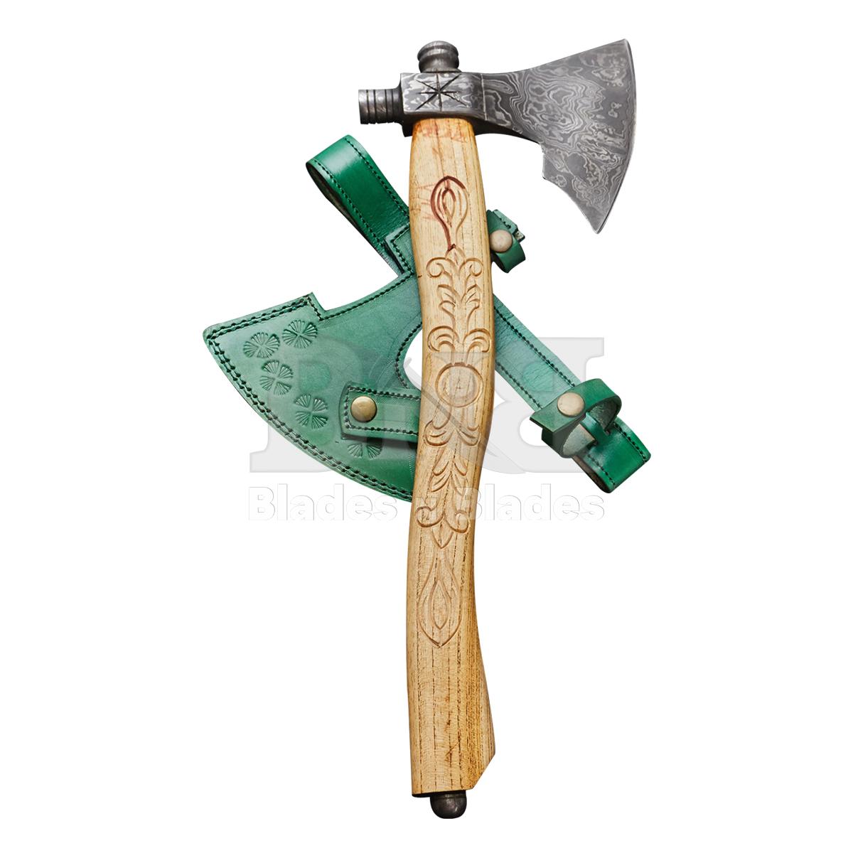 Damascus Steel Olive Wood Handle