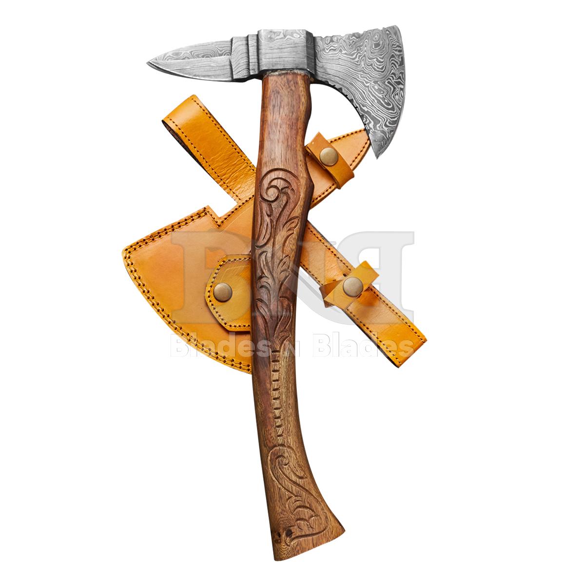 Damascus Steel
Rose Wood Handle