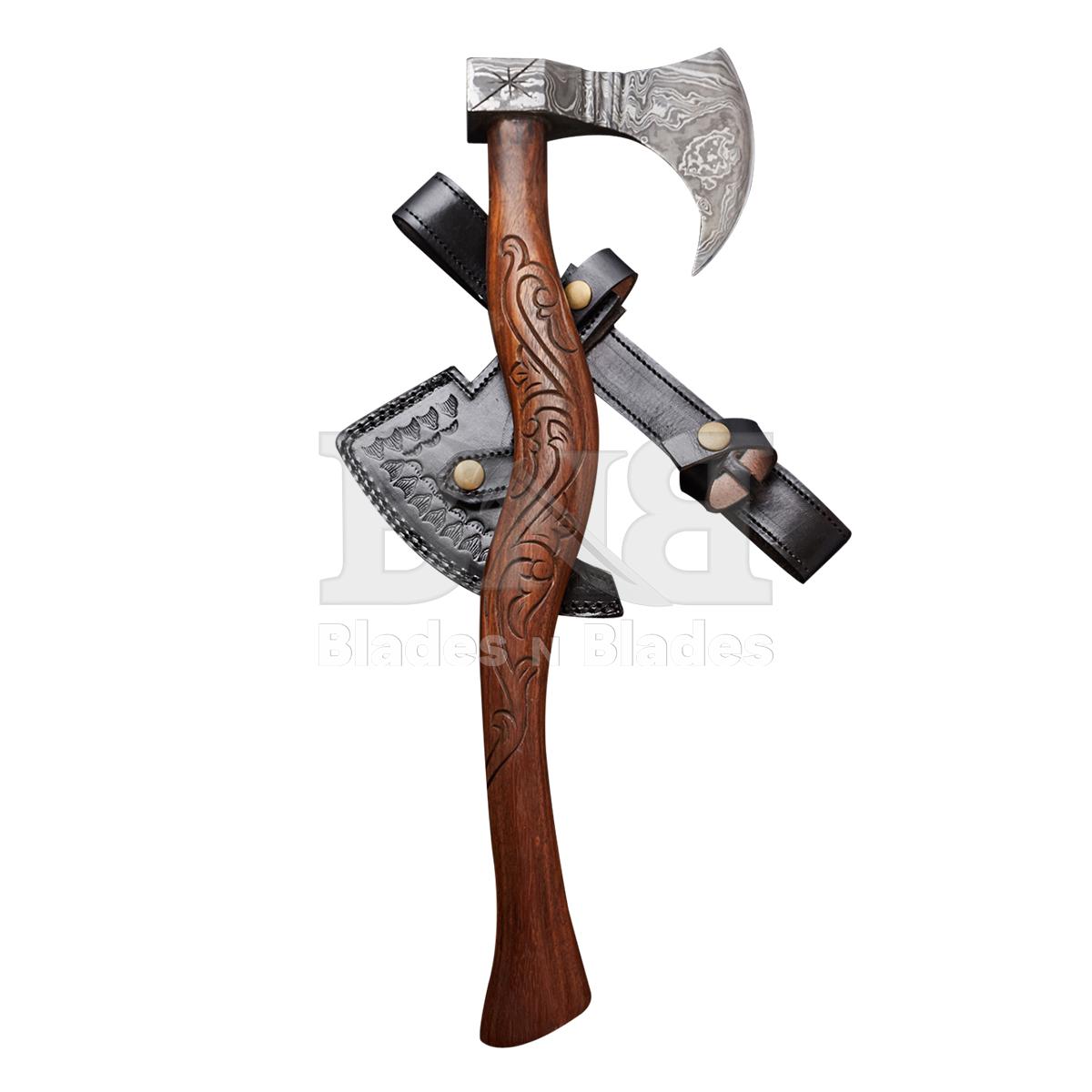 Damascus Steel
Rose Wood Handle