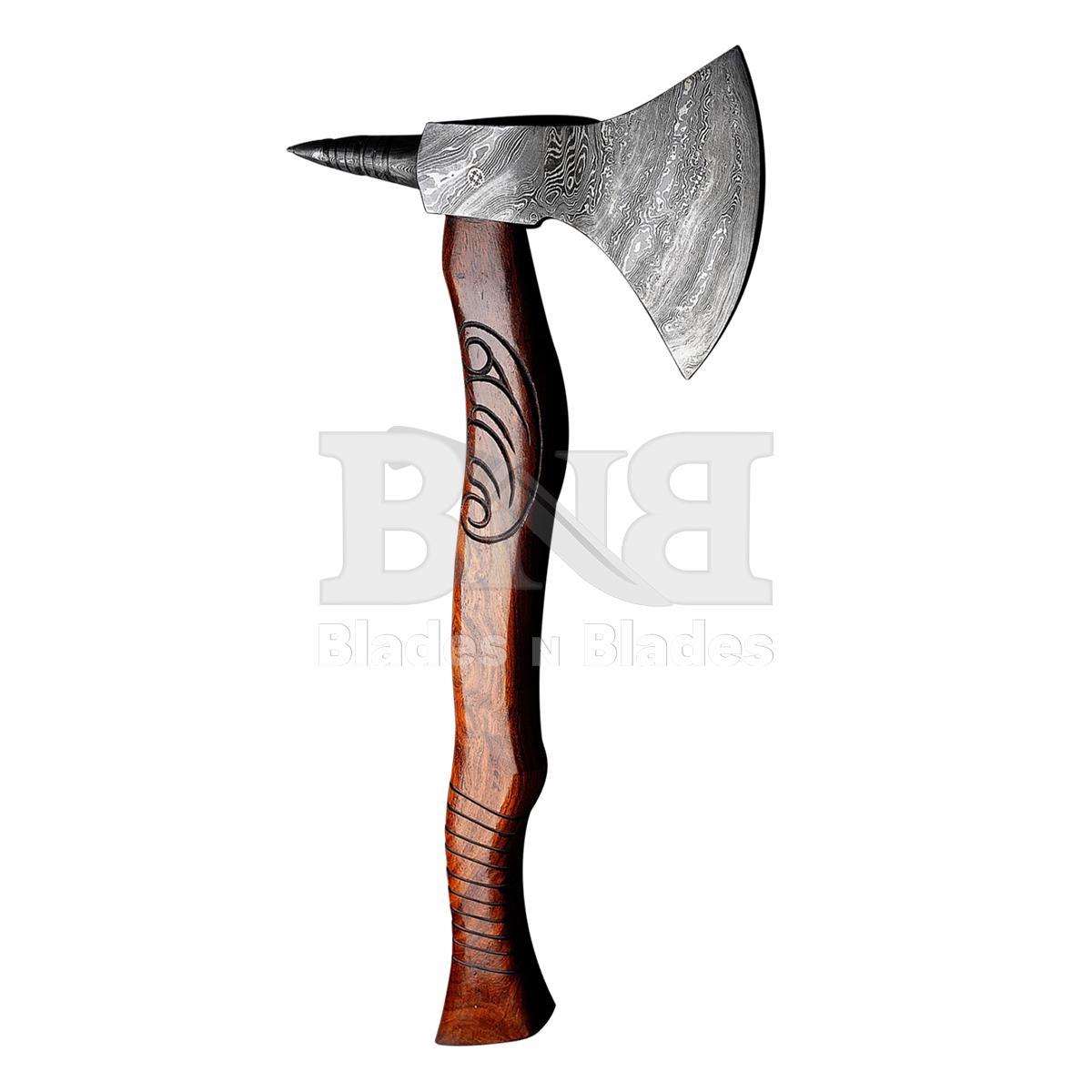 Damascus Steel
Rose Wood Handle