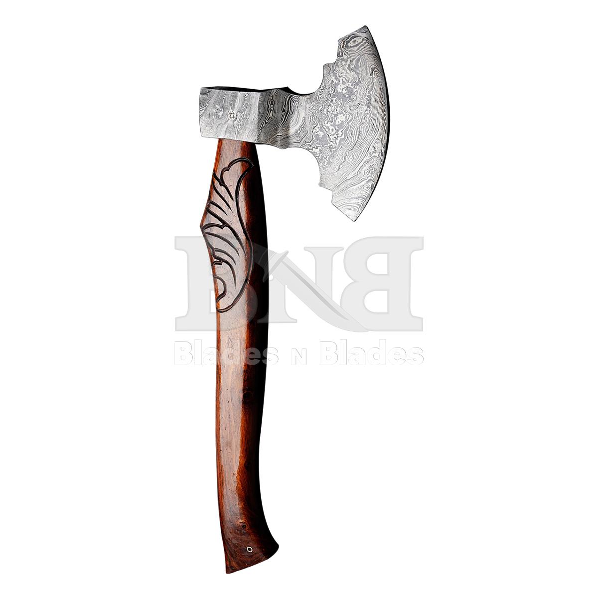Damascus Steel
Rose Wood Handle