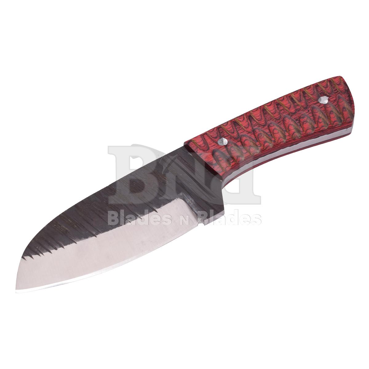 D2 steel blade
Pakka wood handle
with silver pins