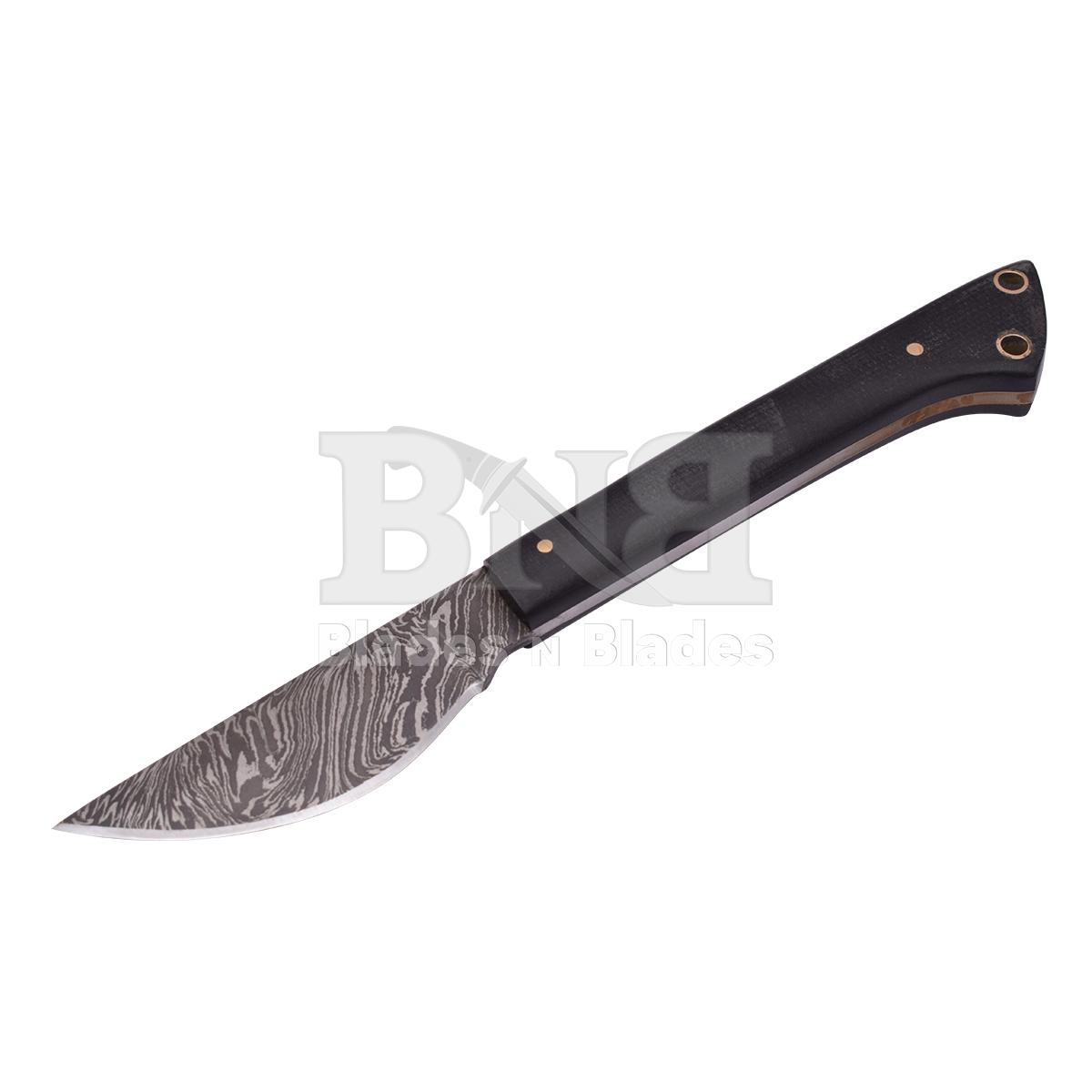 Rain drop Blade Pattern
Black micrta handle with silver