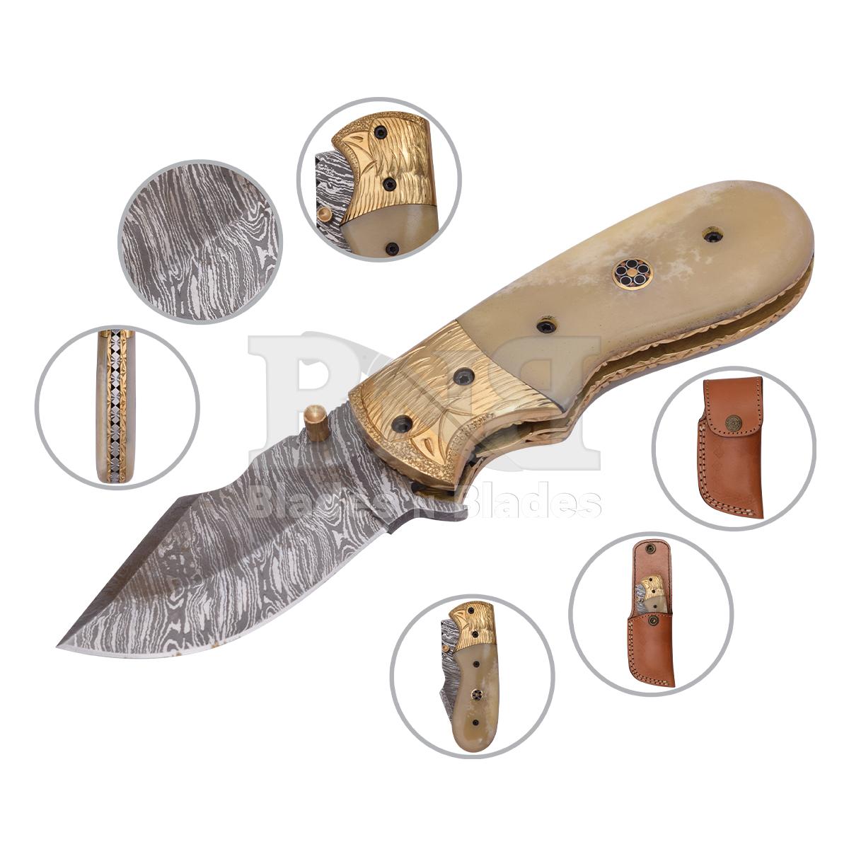 Fire pattern
Brass bost engriving
White camel bone