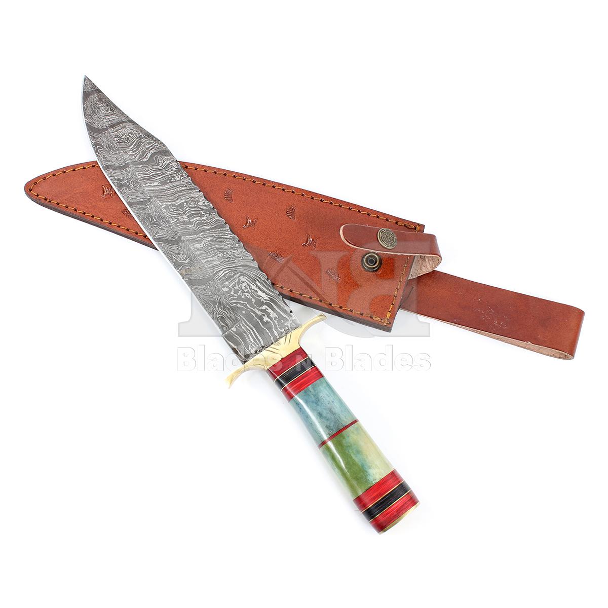 Damascus St Layers Black Line Fire Pattern