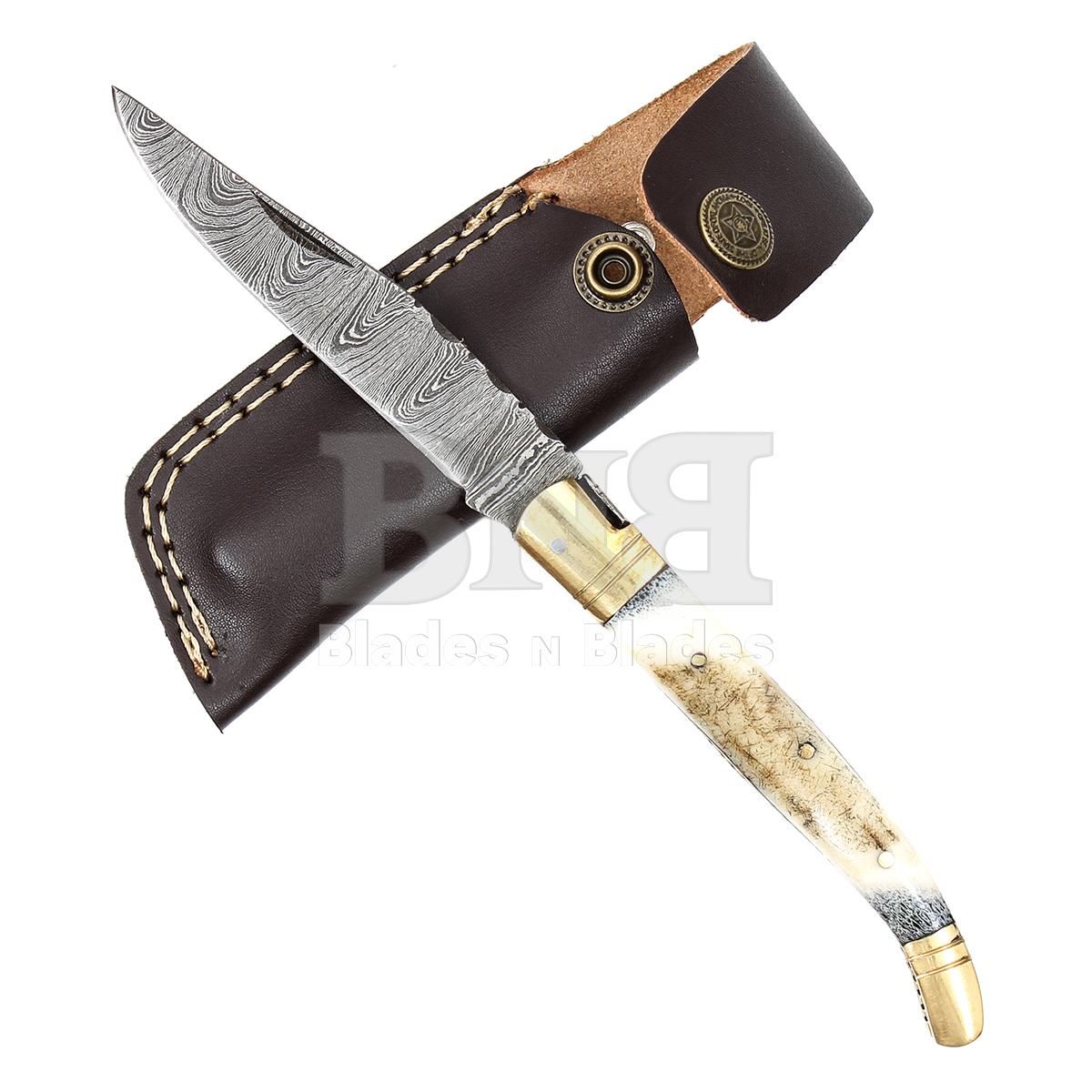 Twist Pattern Blade Full Tang
Brown Color Micarta Handle