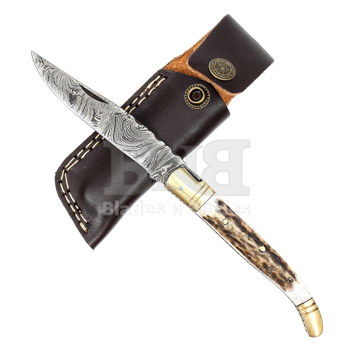 Twist Pattern Blade Full Tang
Brown Color Wood