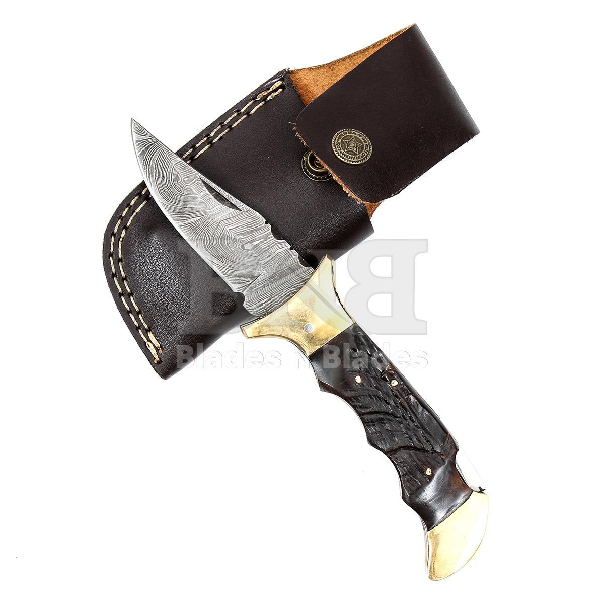 Twist Pattern Blade Full Tang
Brown Color Wood