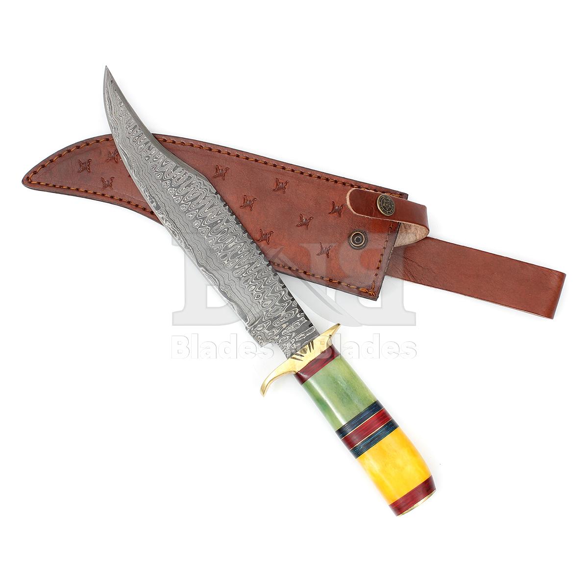 Damascus  Steel 512 Layers Ladder Pattern