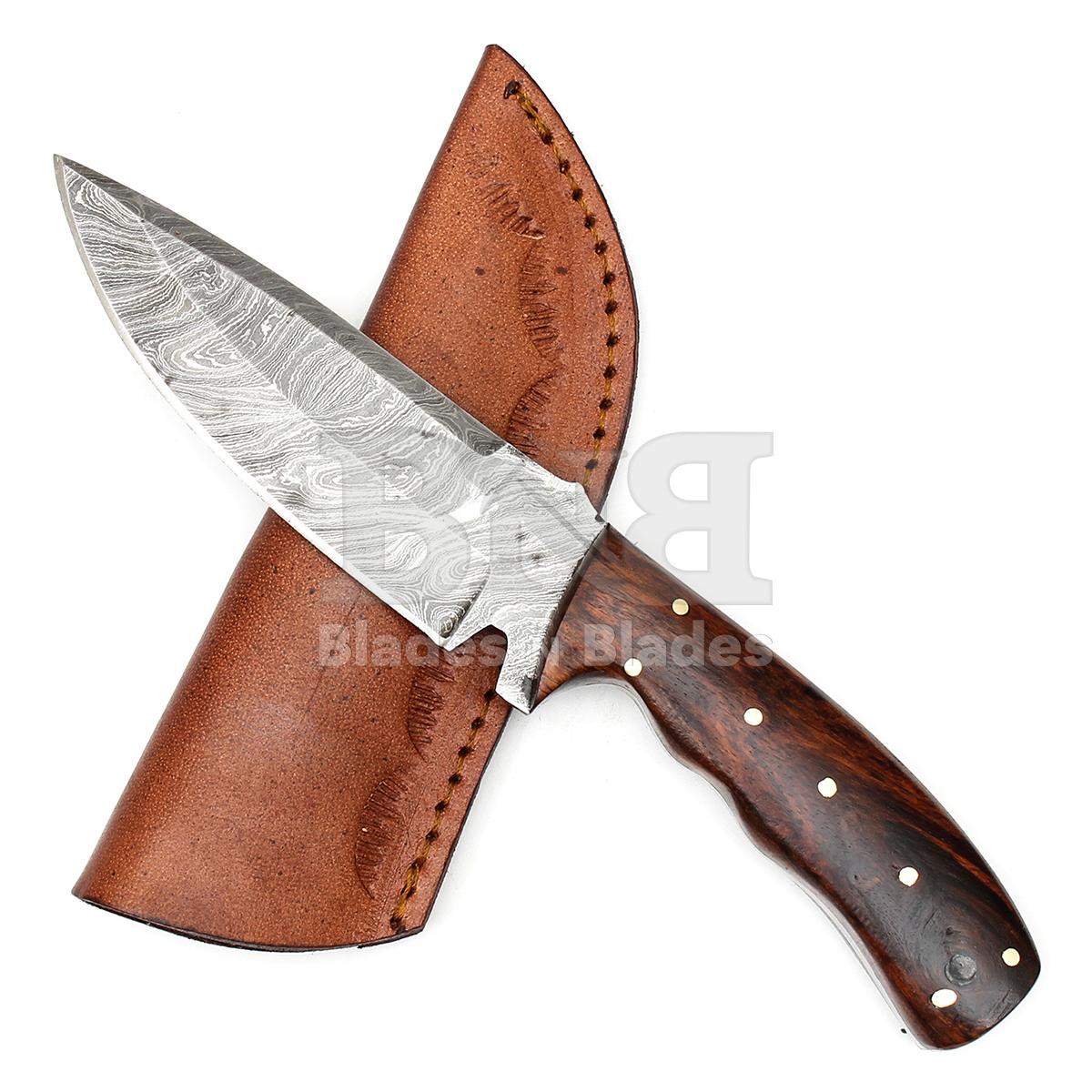 Twist Pattern Blade
Hammered Finish Full Tang 
With Filework Rosewood Handle