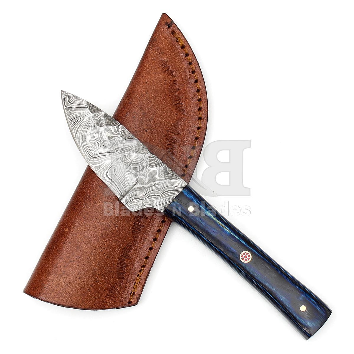 Twist Pattern Blade
Hammered Finish Full Tang 
with Filework Pakkawood Handle