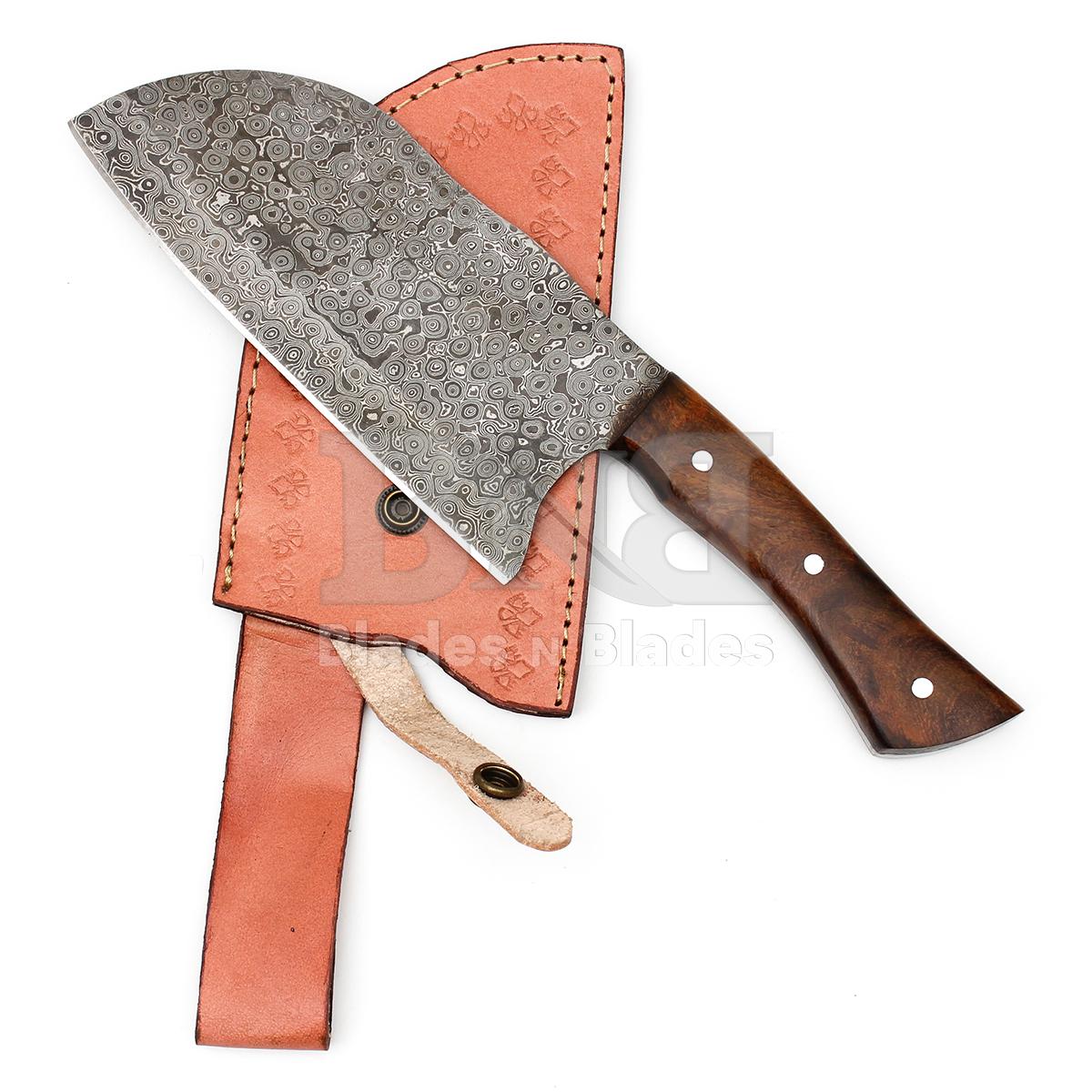 Raindrop Pattern
Full Tang Rosewood Handle