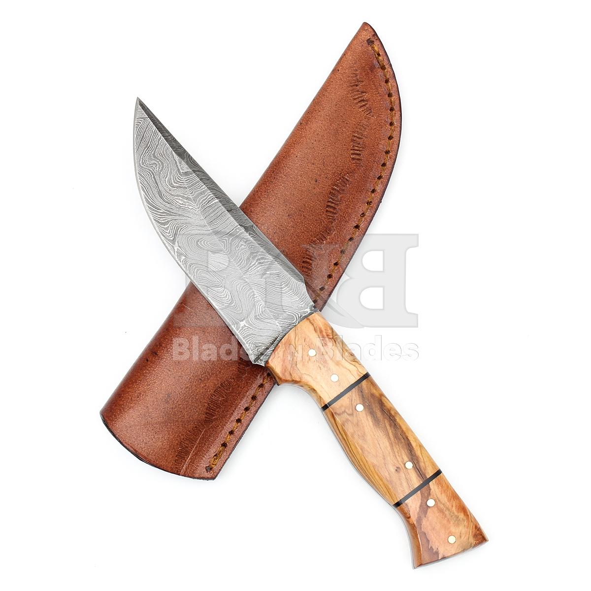 Twist Pattern Blade
Full Tang with Filework 
Olive wood handle