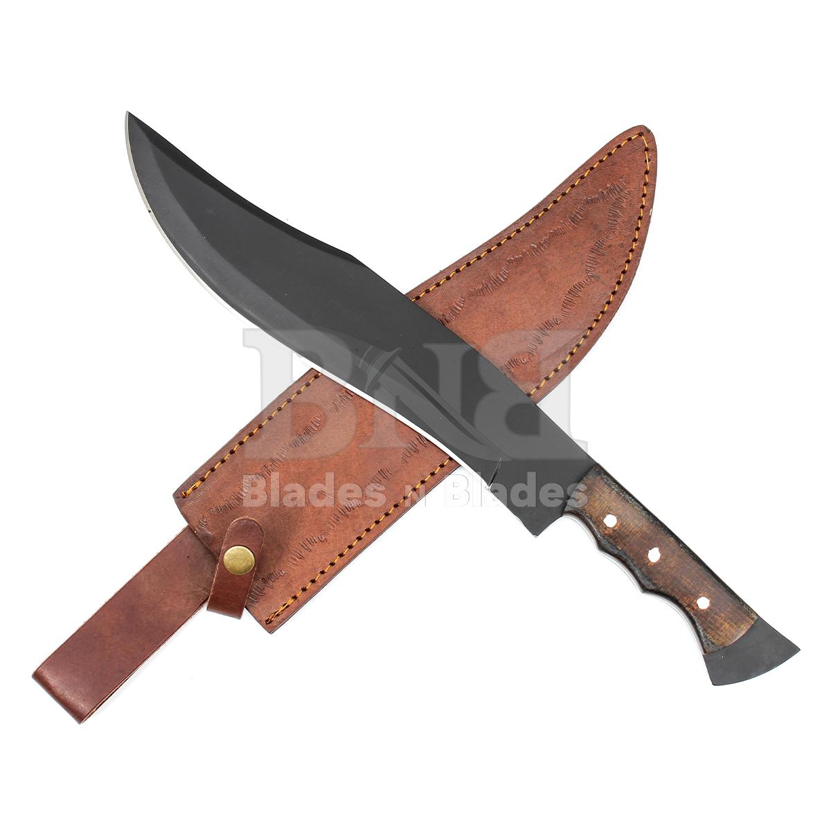 Twist Pattern Blade
Full Tang Brown Color Wood