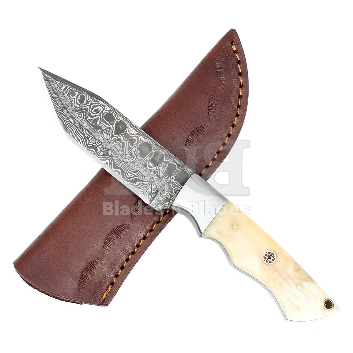 Twist Pattern Blade
with Steel Bolster Full 
Tang Micarta Handle