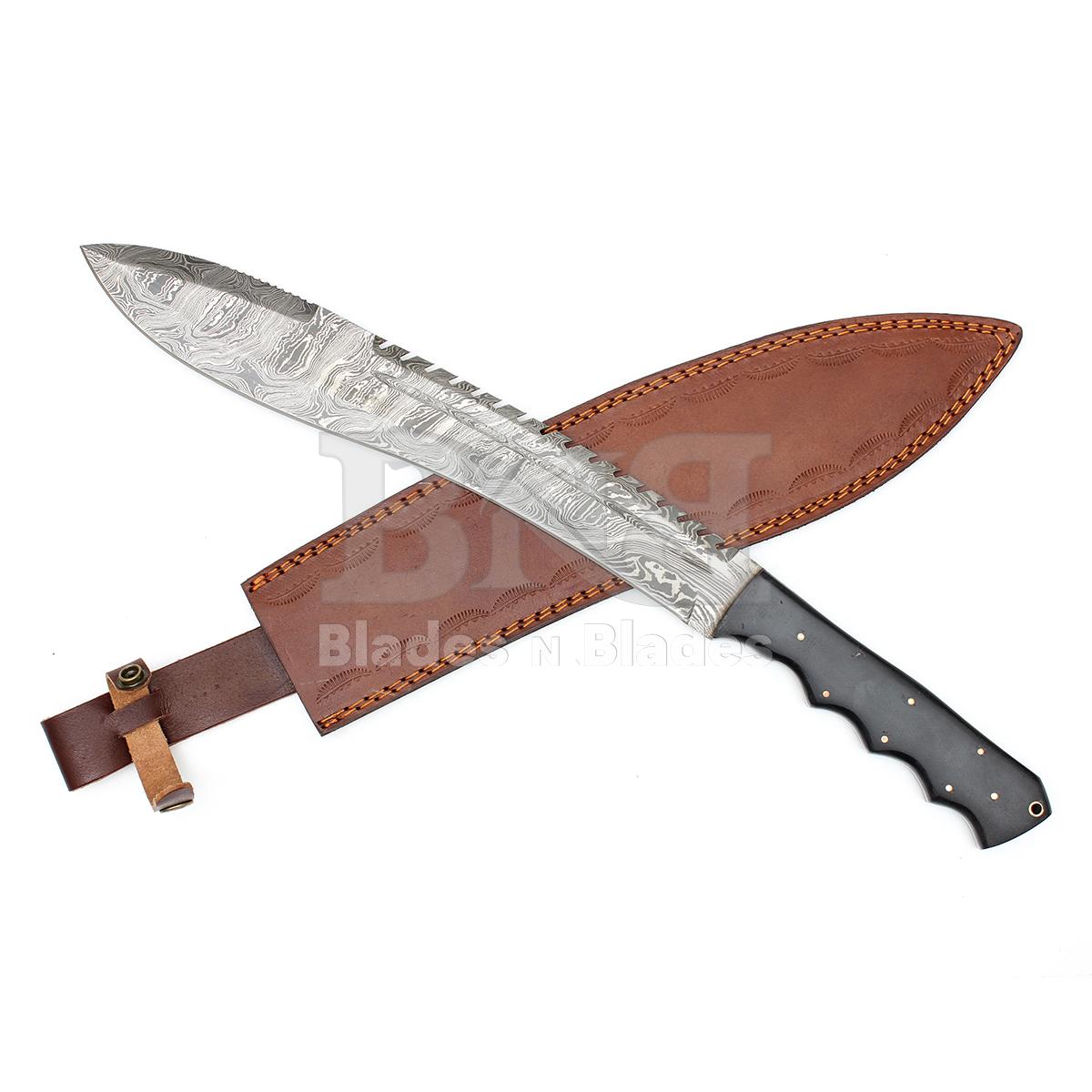 Twist Pattern Blade
Full Tang G10 Micarta Handle